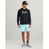 image:imageHUK Mens Pursuit Vented Long Sleeve Hoodie Fishing Shirt with HoodBlack 30