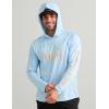 image:imageHUK Mens Pursuit Vented Long Sleeve Hoodie Fishing Shirt with HoodCoastal Drift