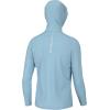 image:imageHUK Mens Pursuit Vented Long Sleeve Hoodie Fishing Shirt with HoodCrystal Blue