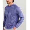 image:imageHUK Mens Pursuit Vented Long Sleeve Hoodie Fishing Shirt with HoodSkipper Blue
