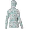 image:imageHUK Waypoint Pattern Hoodie LongSleeve Shirt for WomenCane Bay  Harbor Mist