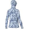 image:imageHUK Waypoint Pattern Hoodie LongSleeve Shirt for WomenCane Bay  Ice Water