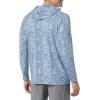 image:imageHUK mens Waypoint Hoodie  Performance Longsleeve Shirt 50 UpfRunning Lakes  Titanium Blue