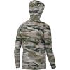 image:imageHUK mens Waypoint Pattern Hoodie Performance Fishing Shirt for MenEdisto Camo  Khaki
