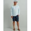 image:imageHuk Mens Icon X Hoodie  LongSleeve Performance Shirt with UPF 30 Sun ProtectionIce Water