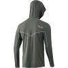 image:imageHuk Mens Icon X Hoodie  LongSleeve Performance Shirt with UPF 30 Sun ProtectionSea Spray