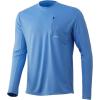 image:imageHUK Mens Icon X Pocket Shirt  LongSleeve Performance ShirtCarolina Blue