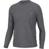image:imageHUK Mens Waypoint Long Sleeve Shirt Performance Fishing Tee for MenNight Owl