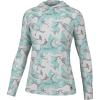 image:imageHUK Waypoint Pattern Hoodie LongSleeve Shirt for WomenCane Bay  Harbor Mist