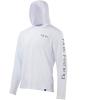 image:imageHuk Mens Icon X Hoodie  LongSleeve Performance Shirt with UPF 30 Sun ProtectionWhite