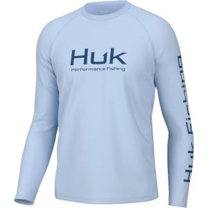 image:imageHUK Mens Pursuit Vented Long Sleeve Fishing Shirt 30 UPFIce Water