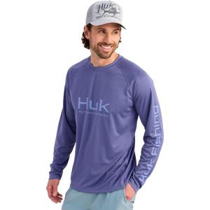 image:imageHUK Mens Pursuit Vented Long Sleeve Fishing Shirt 30 UPFSkipper Blue
