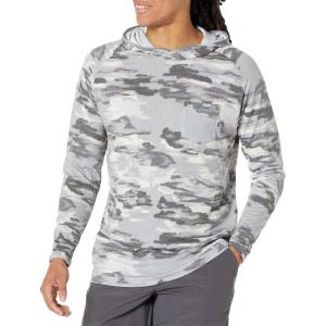 image:imageHUK mens Waypoint Hoodie  Performance Longsleeve Shirt 50 UpfEdisto  Overcast Grey