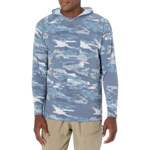 image:imageHUK mens Waypoint Hoodie  Performance Longsleeve Shirt 50 UpfEdisto  Sargasso Sea
