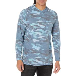 image:imageHUK mens Waypoint Hoodie  Performance Longsleeve Shirt 50 UpfEdisto  Titanium Blue