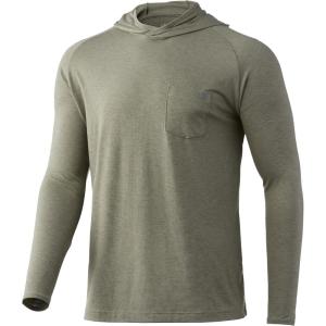 image:imageHUK mens Waypoint Hoodie  Performance Longsleeve Shirt 50 UpfMoss