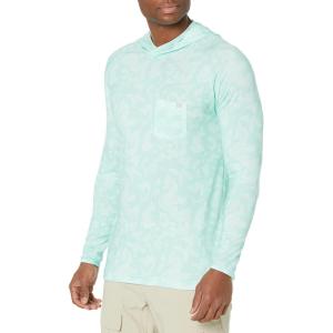 image:imageHUK mens Waypoint Hoodie  Performance Longsleeve Shirt 50 UpfRunning Lakes  Beach Glass
