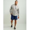 image:imageHUK Mens Tide Point Pattern Long Sleeve Shirt Fishing Button DownScarlet Blaze