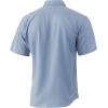 image:imageHUK Mens Tide Point Pattern Short Sleeve Shirt Fishing Button DownBlue Fog