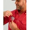 image:imageHUK Mens Tide Point Pattern Short Sleeve Shirt Fishing Button DownChannel Marker