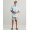 image:imageHUK Mens Tide Point Pattern Short Sleeve Shirt Fishing Button DownCoastal Drift