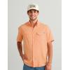 image:imageHUK Mens Tide Point Pattern Short Sleeve Shirt Fishing Button DownCoral Reef