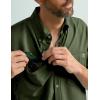 image:imageHUK Mens Tide Point Pattern Short Sleeve Shirt Fishing Button DownCypress Landing