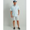 image:imageHUK Mens Tide Point Pattern Short Sleeve Shirt Fishing Button DownIce Water