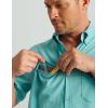 image:imageHUK Mens Tide Point Pattern Short Sleeve Shirt Fishing Button DownMarine Blue