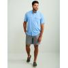 image:imageHUK Mens Tide Point Pattern Short Sleeve Shirt Fishing Button DownMarolina Blue