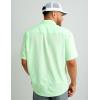 image:imageHUK Mens Tide Point Pattern Short Sleeve Shirt Fishing Button DownPatina