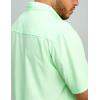 image:imageHUK Mens Tide Point Pattern Short Sleeve Shirt Fishing Button DownPatina