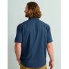 image:imageHUK Mens Tide Point Pattern Short Sleeve Shirt Fishing Button DownSargasso Sea