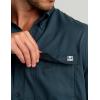 image:imageHUK Mens Tide Point Pattern Short Sleeve Shirt Fishing Button DownSea Storm