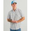 image:imageHUK Mens Tide Point Pattern Short Sleeve Shirt Fishing Button DownSeagull