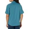 image:imageHUK Mens Tide Point Pattern Short Sleeve Shirt Fishing Button DownTapestry