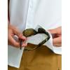 image:imageHUK Mens Tide Point Pattern Short Sleeve Shirt Fishing Button DownWhite