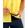 image:imageHUK Mens Tide Point Pattern Short Sleeve Shirt Fishing Button DownYellowfin