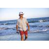 image:imageHUK Mens Tide Point Pattern Short Sleeve Shirt Fishing Button DownYellowfin
