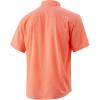 image:imageHUK UnisexAdult Tide Point Short Sleeve Shirt  Performance Button DownFusion Coral