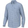 image:imageHUK Mens Tide Point Pattern Long Sleeve Shirt Fishing Button DownMini Check  Quiet Harbor