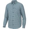image:imageHUK Mens Tide Point Pattern Long Sleeve Shirt Fishing Button DownMini Check  Set Sail