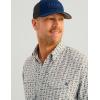 image:imageHUK  Mens Tide Point Pattern Short Sleeve Shirt Fishing Button DownHarbor Mist 20