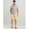 image:imageHUK  Mens Tide Point Pattern Short Sleeve Shirt Fishing Button DownHarbor Mist 20