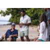 image:imageHUK  Mens Tide Point Pattern Short Sleeve Shirt Fishing Button DownKc  White 20