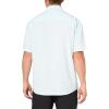 image:imageHUK  Mens Tide Point Pattern Short Sleeve Shirt Fishing Button DownMini Check  Ice Water
