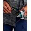 image:imageHUK  Mens Tide Point Pattern Short Sleeve Shirt Fishing Button DownVolcanic Ash