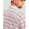 image:imageHUK  Mens Tide Point Pattern Short Sleeve Shirt Fishing Button DownWhite