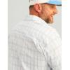 image:imageHUK  Mens Tide Point Pattern Short Sleeve Shirt Fishing Button DownWindsurfer