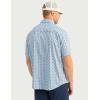 image:imageHUK  Mens Tide Point Pattern Short Sleeve Shirt Fishing Button DownWindsurfer 20
